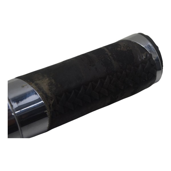 Manopla Dir Custom C/detalhes Harley Softail Fat Boy 12-15 Preto