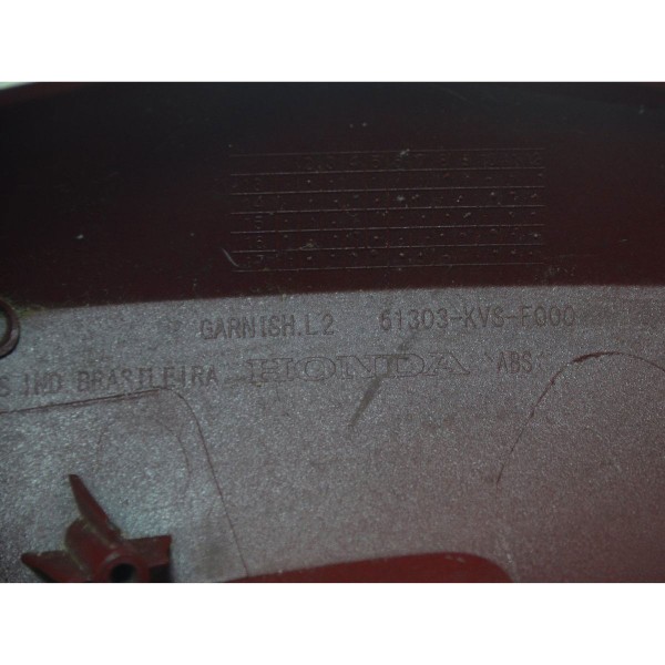 Bananinha Farol Esq C/ Detalhes Honda Cg 160 Fan 16-20 Orig Vermelho