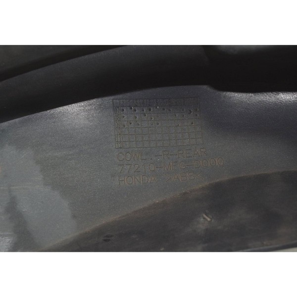 Carenagem Rabeta Dir C/ Detalhes Honda Cb 600f Hornet 08-11