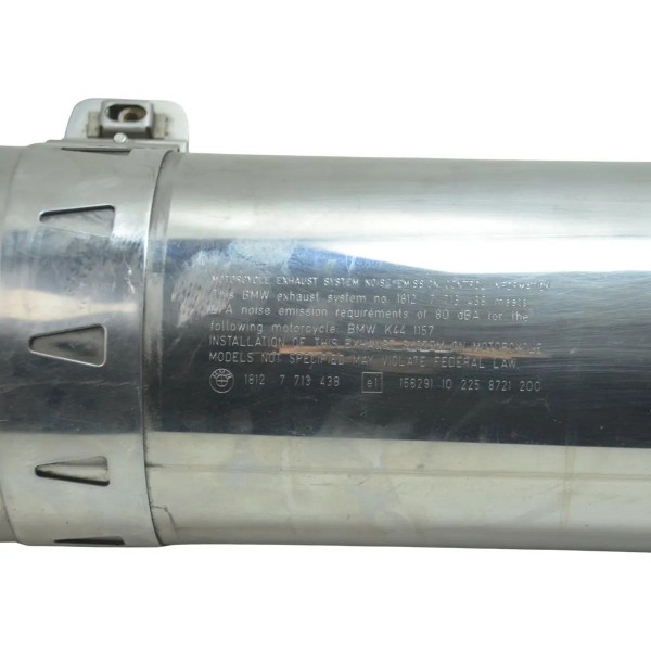 Ponteira Escape Direita Bmw K 1300 Gt 09-10 Original Prateado