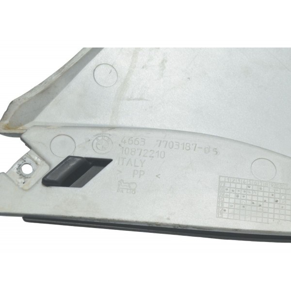 Carenagem Lateral Esq C/detal Bmw F 650 Gs 09-12 Original Cinza