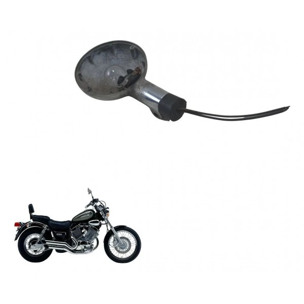 Pisca Dianteiro S/ Plug Yamaha Virago Xv 535 94-02 Original Cinza