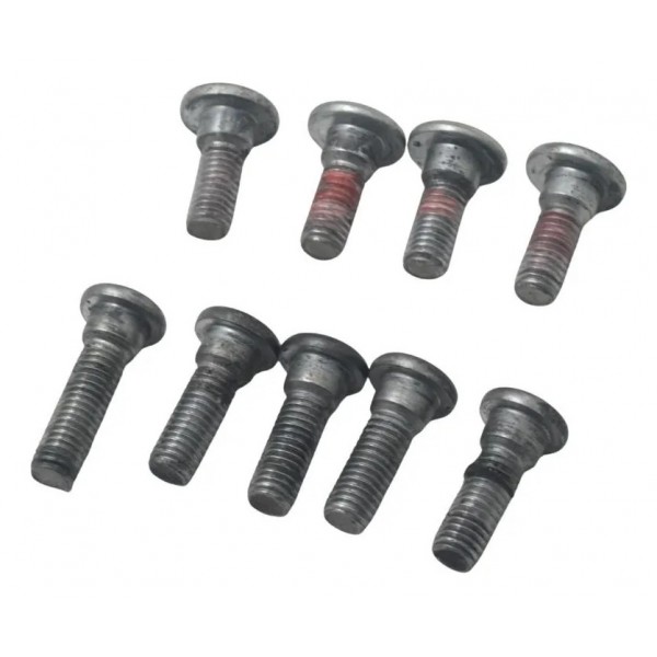 Jogo Parafuso Suporte Pedaleira Kawasaki Zx6r 08-12 Original Prata