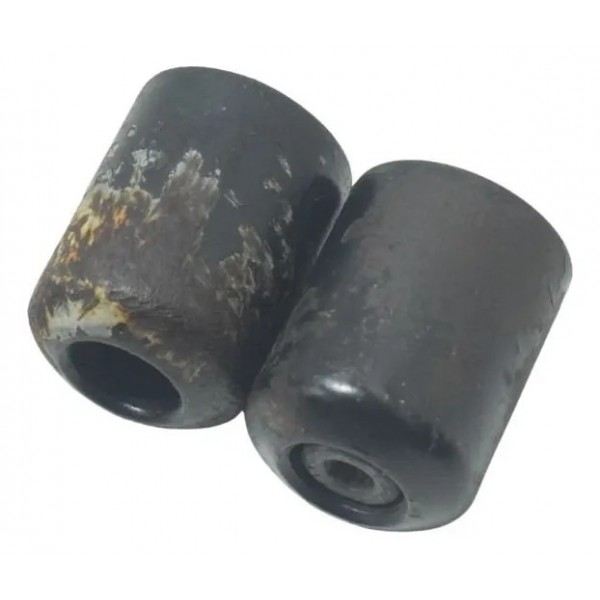 Par Peso Guidão C/ Detalhes Kawasaki Zx6r 08-12 Original Preto