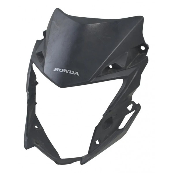 Acabamento Moldura Farol Honda Nxr 160 Bros 15-23 Original Preto