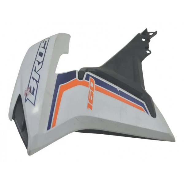 Carenagem Lateral Tanque Esq Honda Nxr 160 Bros 15-23 Orig Branco