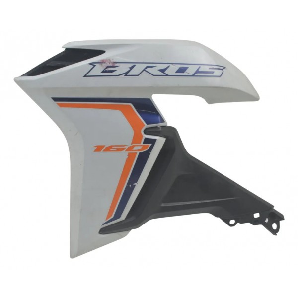 Carenagem Lateral Tanque Esq Honda Nxr 160 Bros 15-23 Orig Branco
