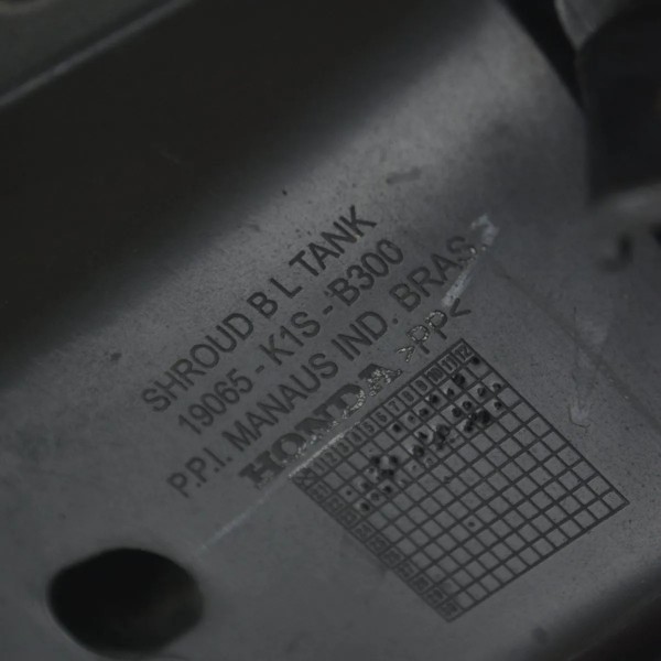 Carenagem Lateral Tanque Esq Honda Nxr 160 Bros 15-23 Orig Branco