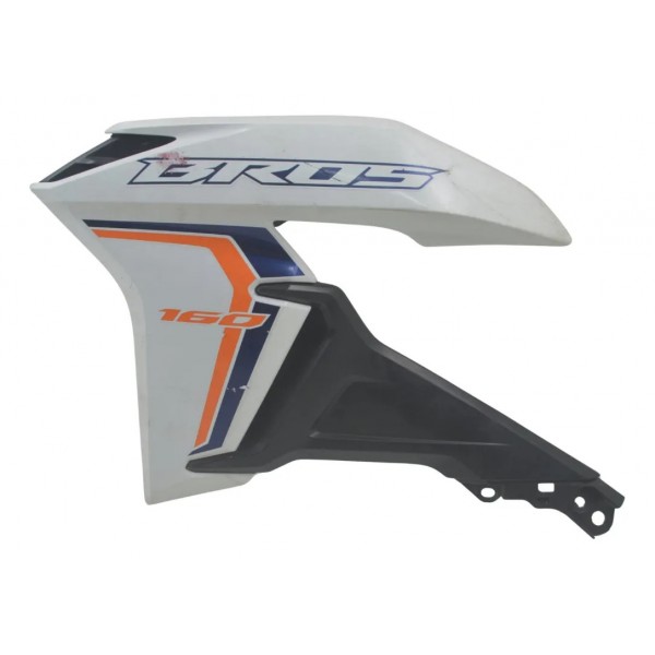 Carenagem Lateral Tanque Esq Honda Nxr 160 Bros 15-23 Orig Branco