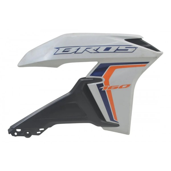 Carenagem Lateral Direita Honda Nxr 160 Bros 15-23 Original Branco