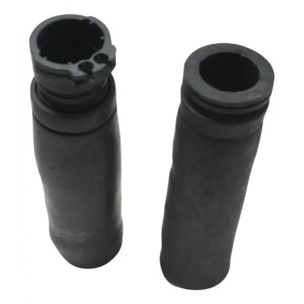 Par Manoplas C/avaria Harley Dyna 08-11 Original Preto