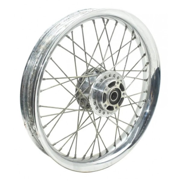 Roda Dianteira Harley Dyna Super Glide 08-11 Original Prateado