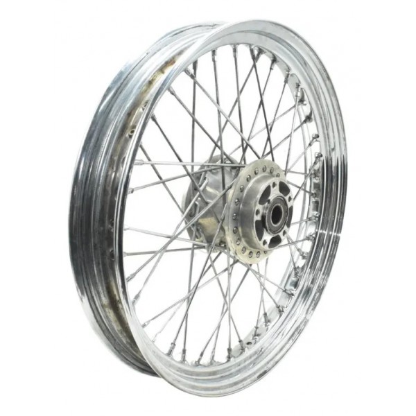 Roda Dianteira Harley Dyna Super Glide 08-11 Original Prateado