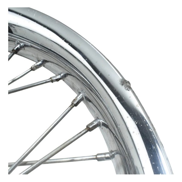 Roda Dianteira C/detalhes Harley Dyna Super Glide 08-11 Orig Prateado