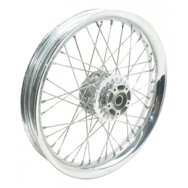 Roda Dianteira C/detalhes Harley Dyna Super Glide 08-11 Orig Prateado