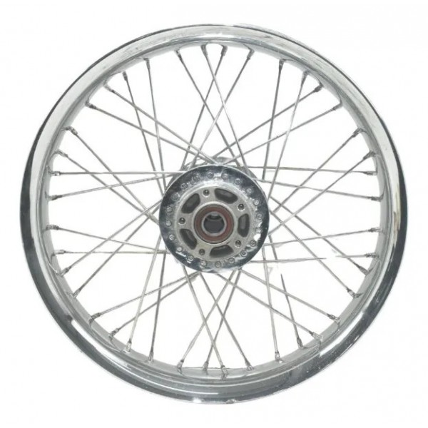 Roda Dianteira C/detalhes Harley Dyna Super Glide 08-11 Orig Prateado