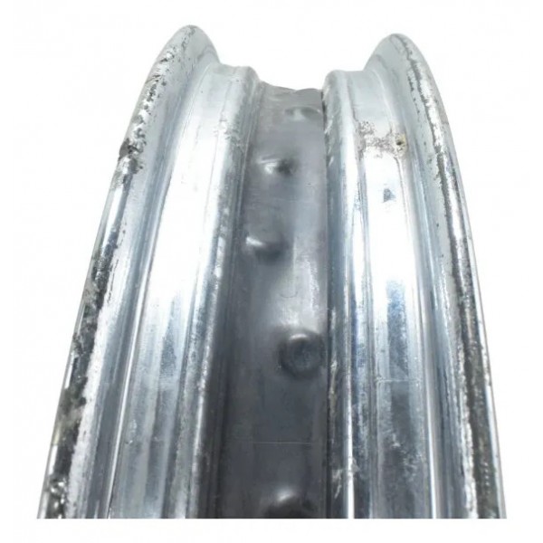 Roda Dianteira C/detalhes Harley Dyna Super Glide 08-11 Orig Prateado