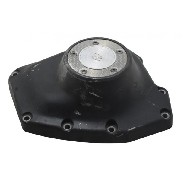 Tampa Motor Direita C/detalhes Harley Dyna 08-11 Original Preto