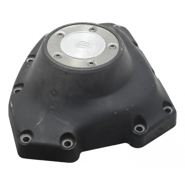 Tampa Motor Direita C/detalhes Harley Dyna 08-11 Original Preto