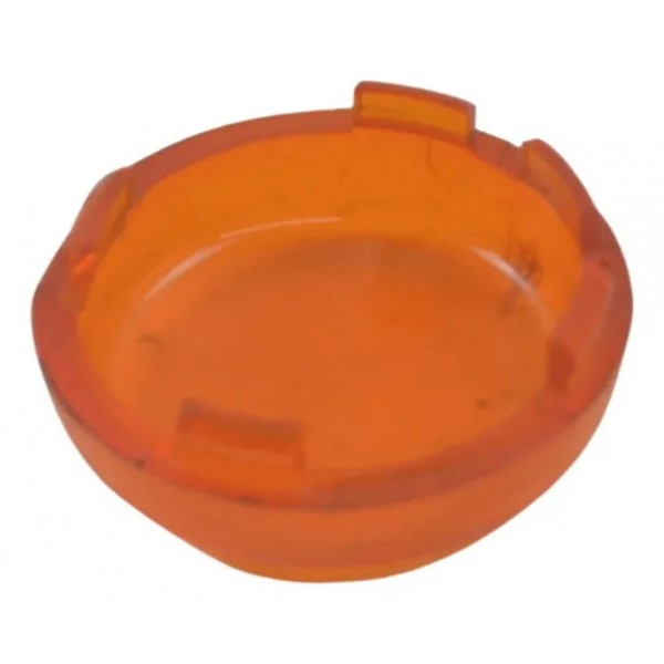 Lente Pisca C/detalhes Harley Xl 1200 Cb 14-16 Original Laranja