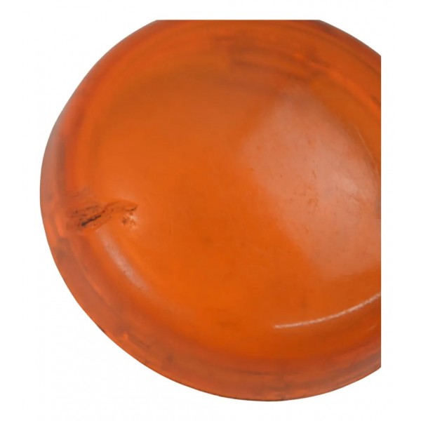 Lente Pisca C/detalhes Harley Xl 1200 Cb 14-16 Original Laranja