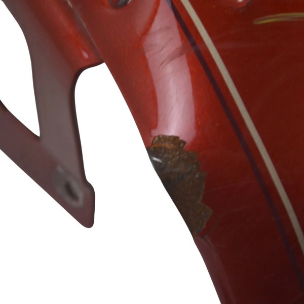 Paralama Dianteiro C/avaria Harley Xl 1200 Cb 14-16 Original Vermelho