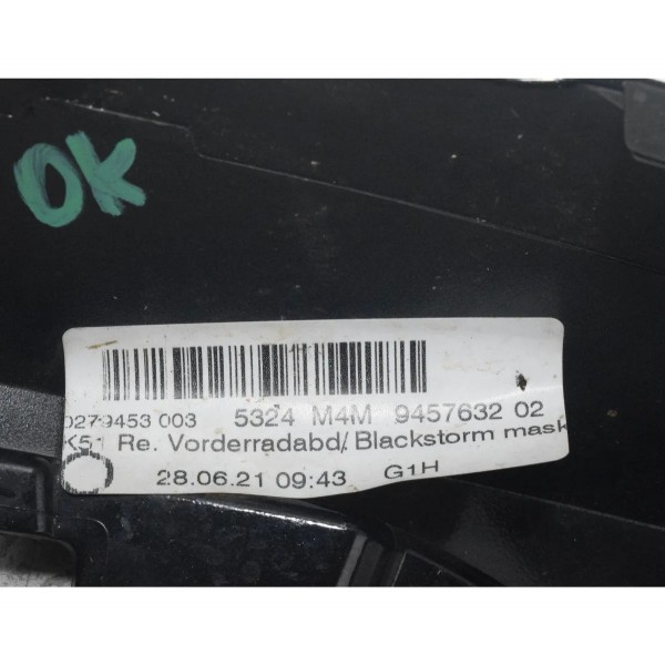 Carenagem Bico Frontal Dir C/ Avaria Bmw R1250gs 19-24 Orig Preto