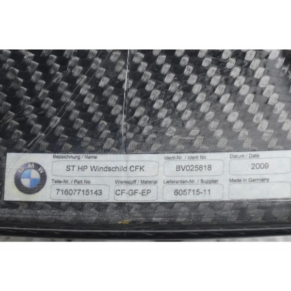 Parabrisa Bolha Bmw K1300 R 09-10 Original Preto
