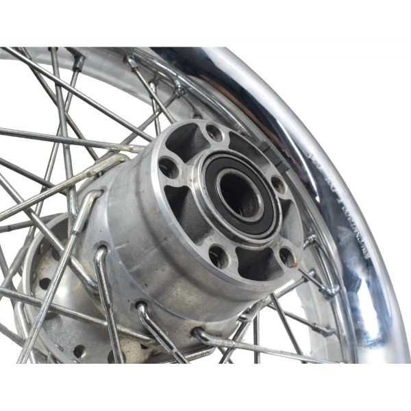 Roda Traseira Harley Softail Heritage Classic 11-15 Original Prateado