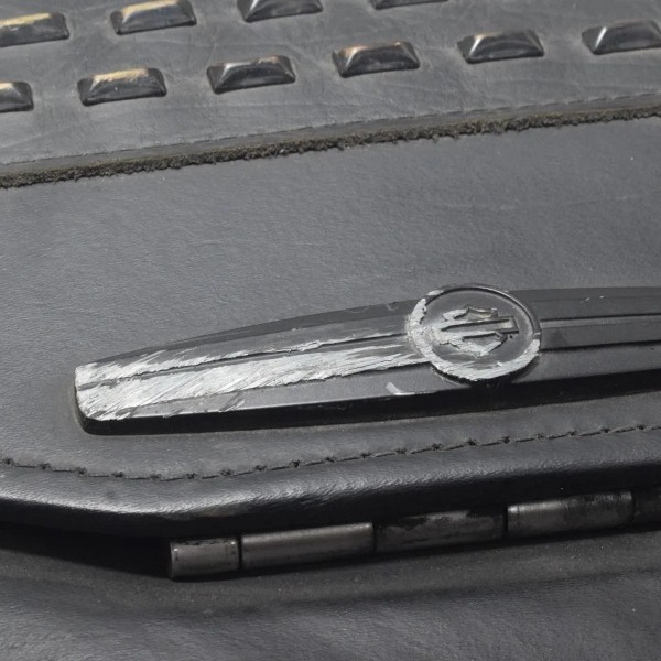 Alforge Esquerdo C/avaria Harley Softail Heritage 18-24 Orig Preto