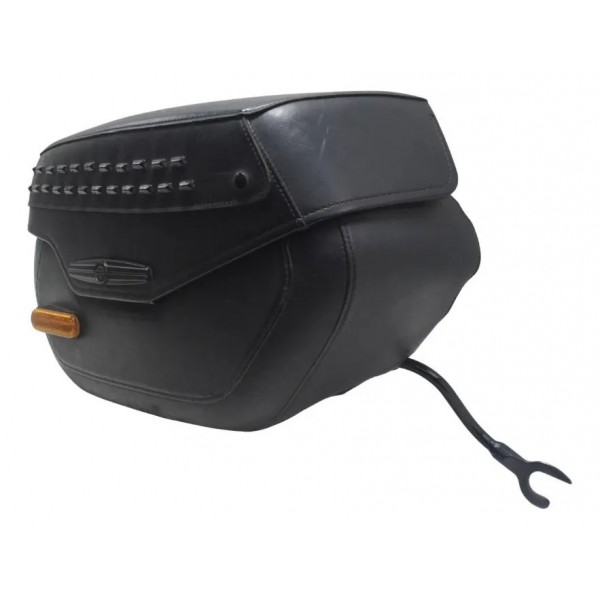 Alforge Direito C/ Detalh Harley Softail Heritage 18-24 Orig Preto