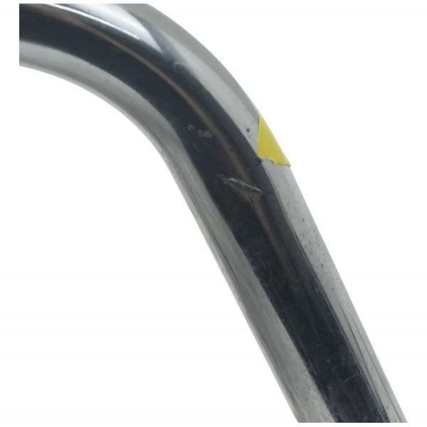 Guidão Custom V-blade C/ Detalhes Yamaha Virago 250 95-05 Prateado