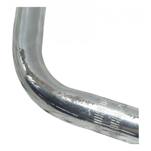 Guidão Custom V-blade C/ Detalhes Yamaha Virago 250 95-05 Prateado