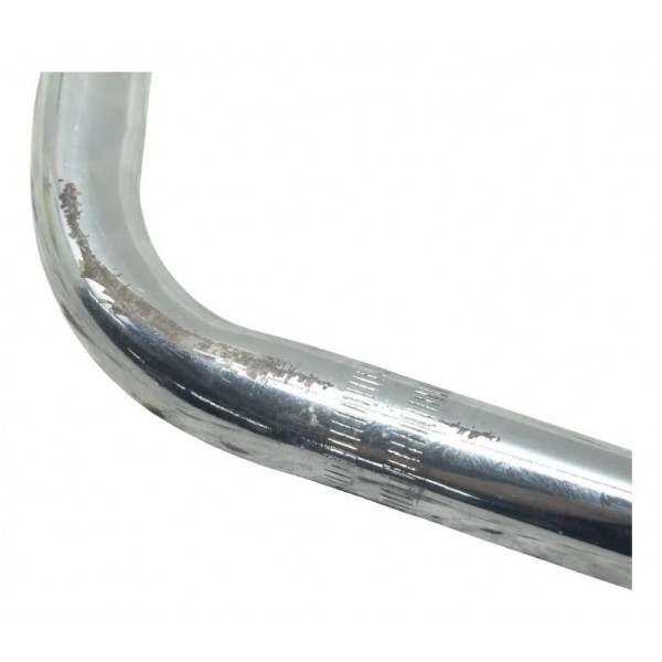 Guidão Custom V-blade C/ Detalhes Yamaha Virago 250 95-05 Prateado