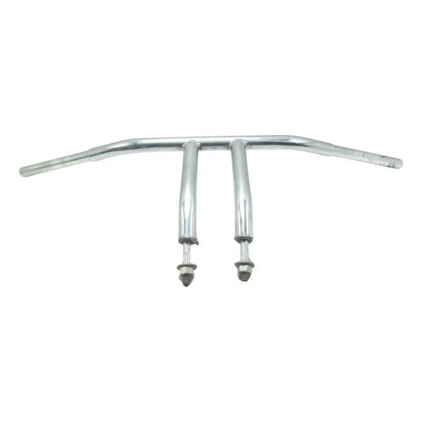 Guidão Customização Paralelo Harley Dyna Super Glide 09-16 Prateado