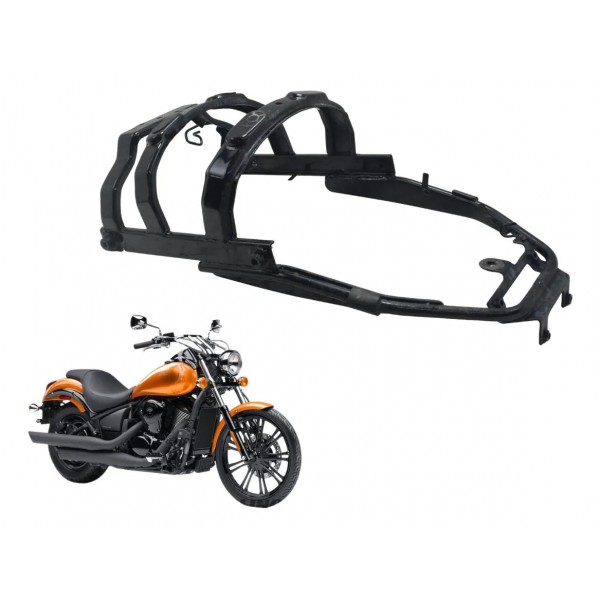 Alma Suporte Paralama Tras Kawasaki Vulcan Custom 900 09-15 Preto