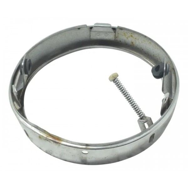 Aro Farol C/avaria Kawasaki Vulcan Custom 900 09-15 Original Prateado