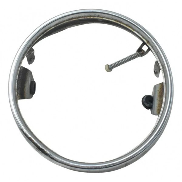 Aro Farol C/avaria Kawasaki Vulcan Custom 900 09-15 Original Prateado