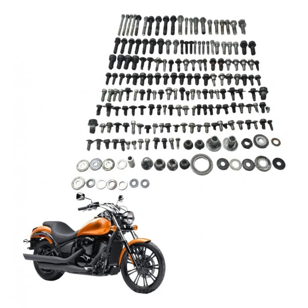 Kit Parafuso Diversos Kawasaki Vulcan Custom 900 09-15 Origi
