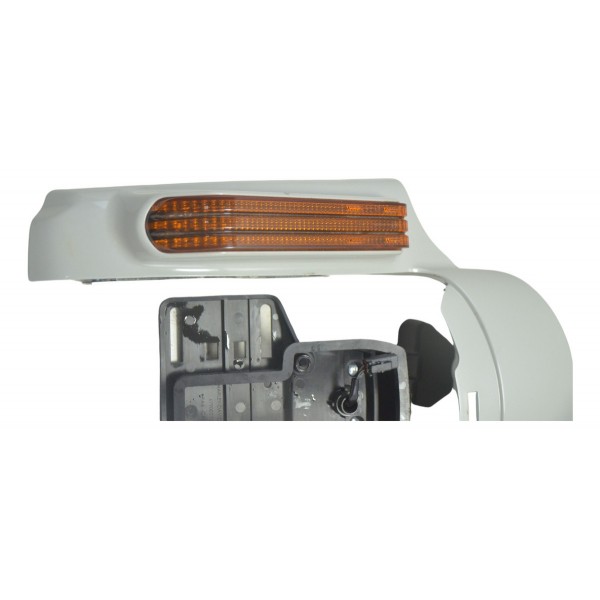 Lanterna C/pisca Led Suporte Placa Harley Street Glide Cvo Esquerdo Laranja