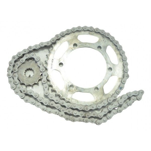 Kit Relação Kawasaki Z 300 13-17 Original Prateado