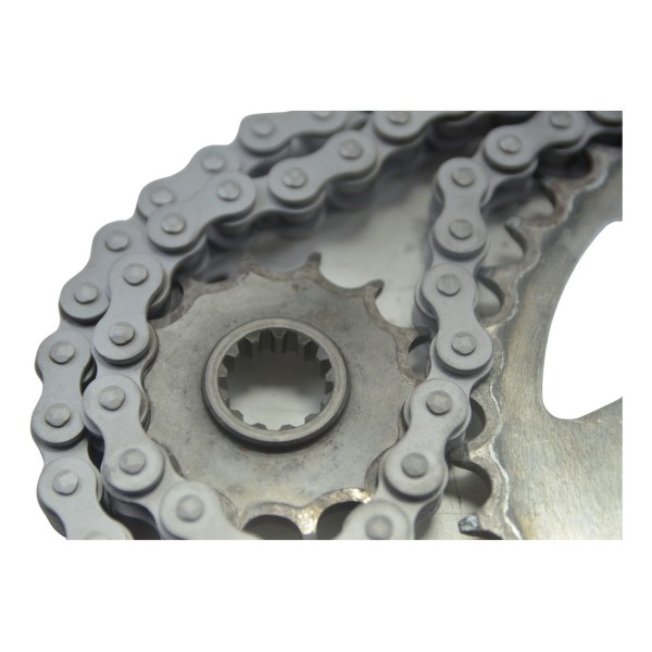 Kit Relação Kawasaki Z 300 13-17 Original Prateado