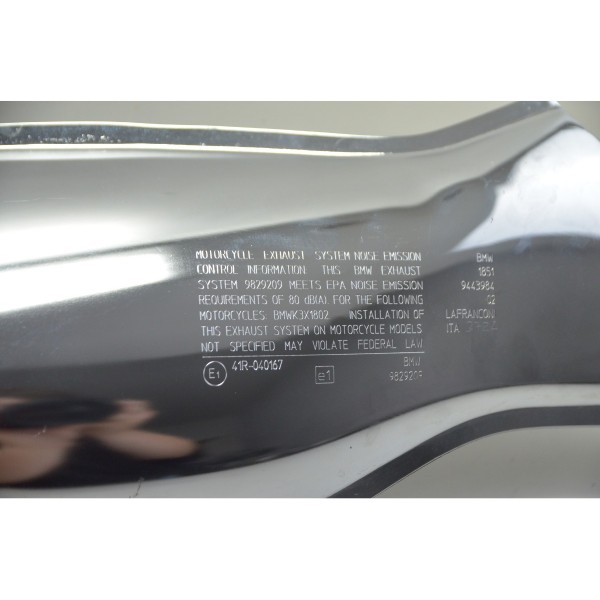 Escape Direito Bmw R18 Original Prateado