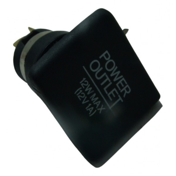 Tomada 12v Honda Adv 150 20-24 Original Preto