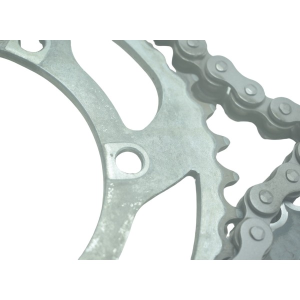 Kit Relação Kawasaki Z 300 13-18 Original Prateado