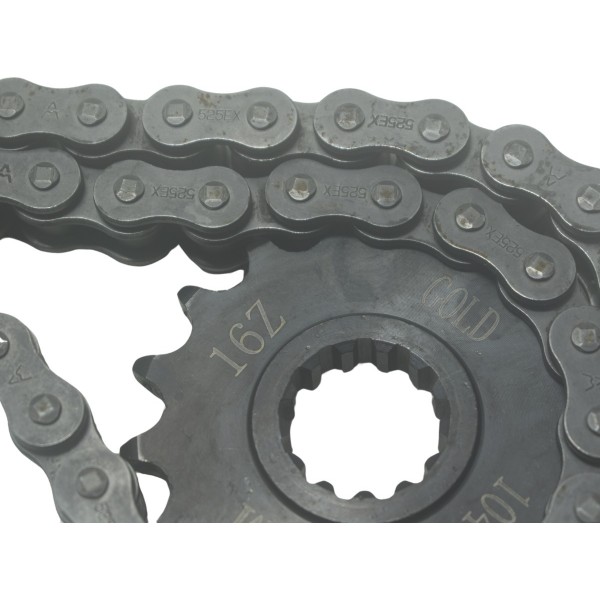 Kit Relação Yamaha Mt 07 15-18 Original Prateado