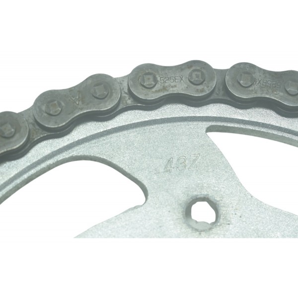 Kit Relação Yamaha Mt 07 15-18 Original Prateado