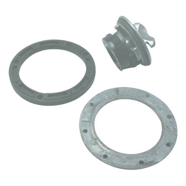 Tampa Tanque Harley Dyna Super Glide Fxd 09-11 Original Cinza