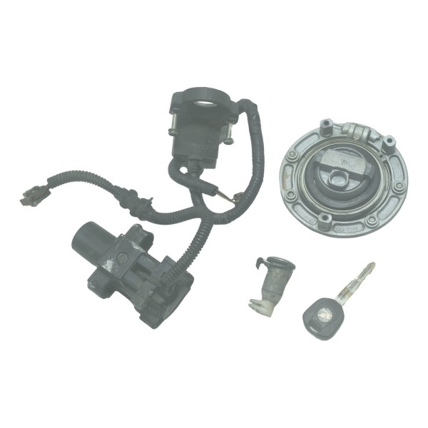 Kit Chave S/ Modulo Honda Xl 700v Transalp 11-14 Original Cinza