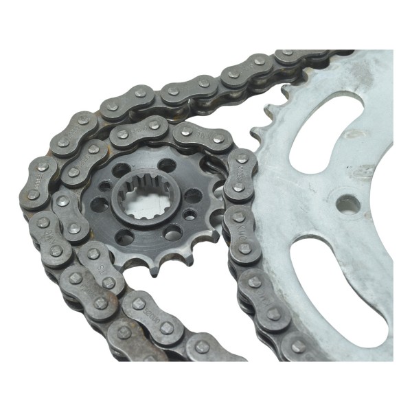 Kit Relação Kawasaki Ninja 300 13-18 Original Prateado